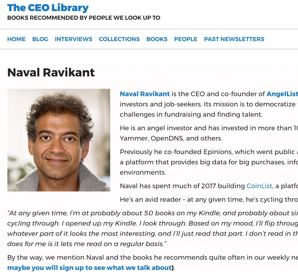Naval Ravikant - The CEO Library