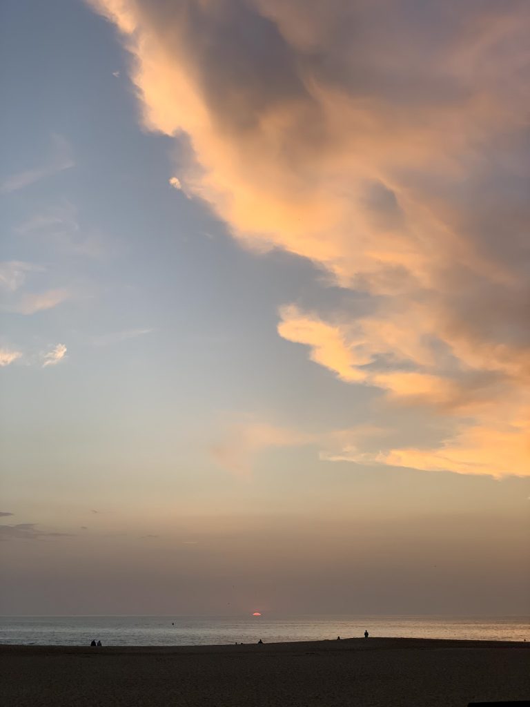 Sunset in Nazaré