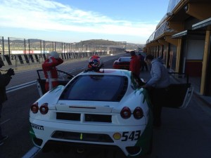 Ferrari - Kaspersky - Valencia circuit